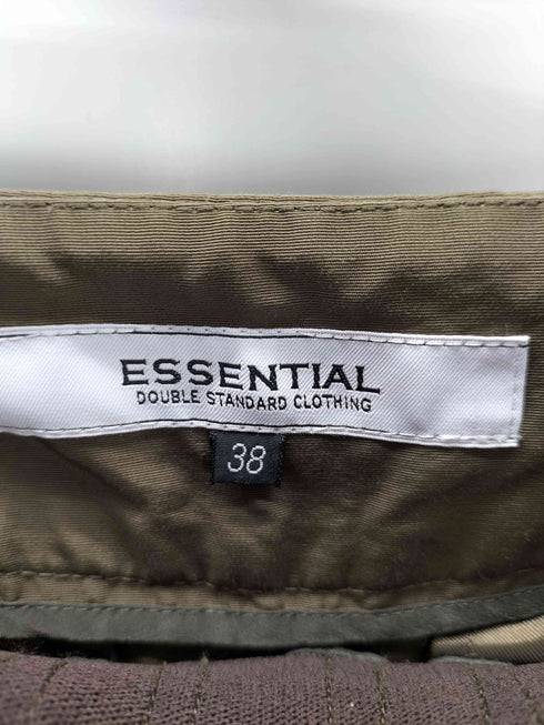 ダブルスタンダードクロージング DOUBLE STANDARD CLOTHING 24SS ウエストタック コットン ナイロン ワイド パンツ レディース JPN:38